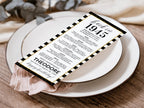 80th Birthday Place Cards, Editable Back In 1945 Party Decorations, 80th Milestone Birthday Trivia Table Cards Printable, Edit With Canva