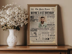 41st Birthday Newspaper Poster with Photo