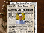 98th Birthday Gift, Back in 1927 Newspaper Poster